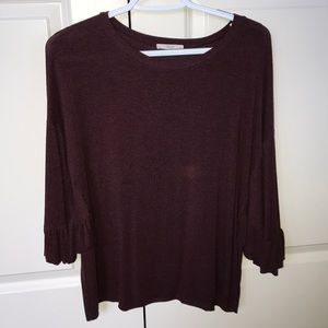 maroon sweater